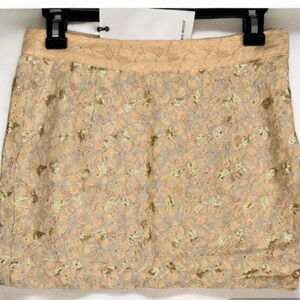 Vero Moda Sequins and Lace Mini Skirt Size 165/68A US 6